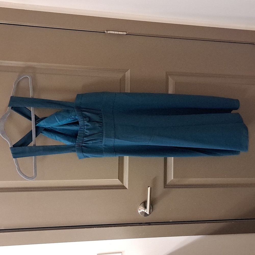 Deep Teal Coctail dress - Picture 2 of 4